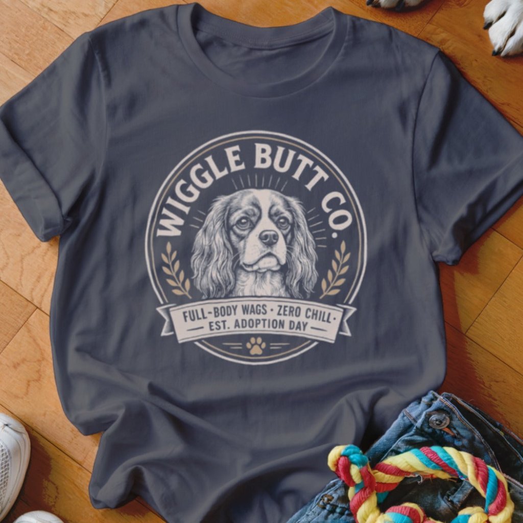 Wiggle Butt Co King Charles Shirt - The Pawsitive Initiative