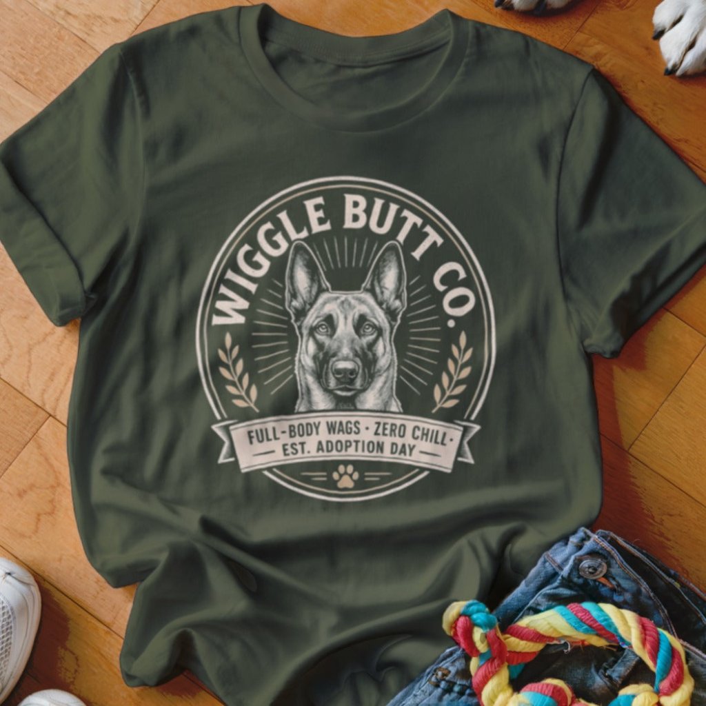 Wiggle Butt Co Malinois Shirt - The Pawsitive Initiative