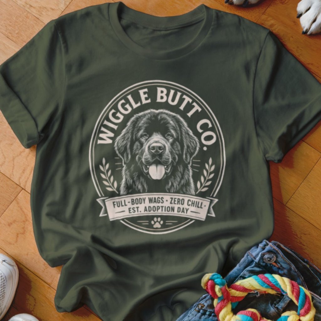 Wiggle Butt Co Newfie Shirt - The Pawsitive Initiative
