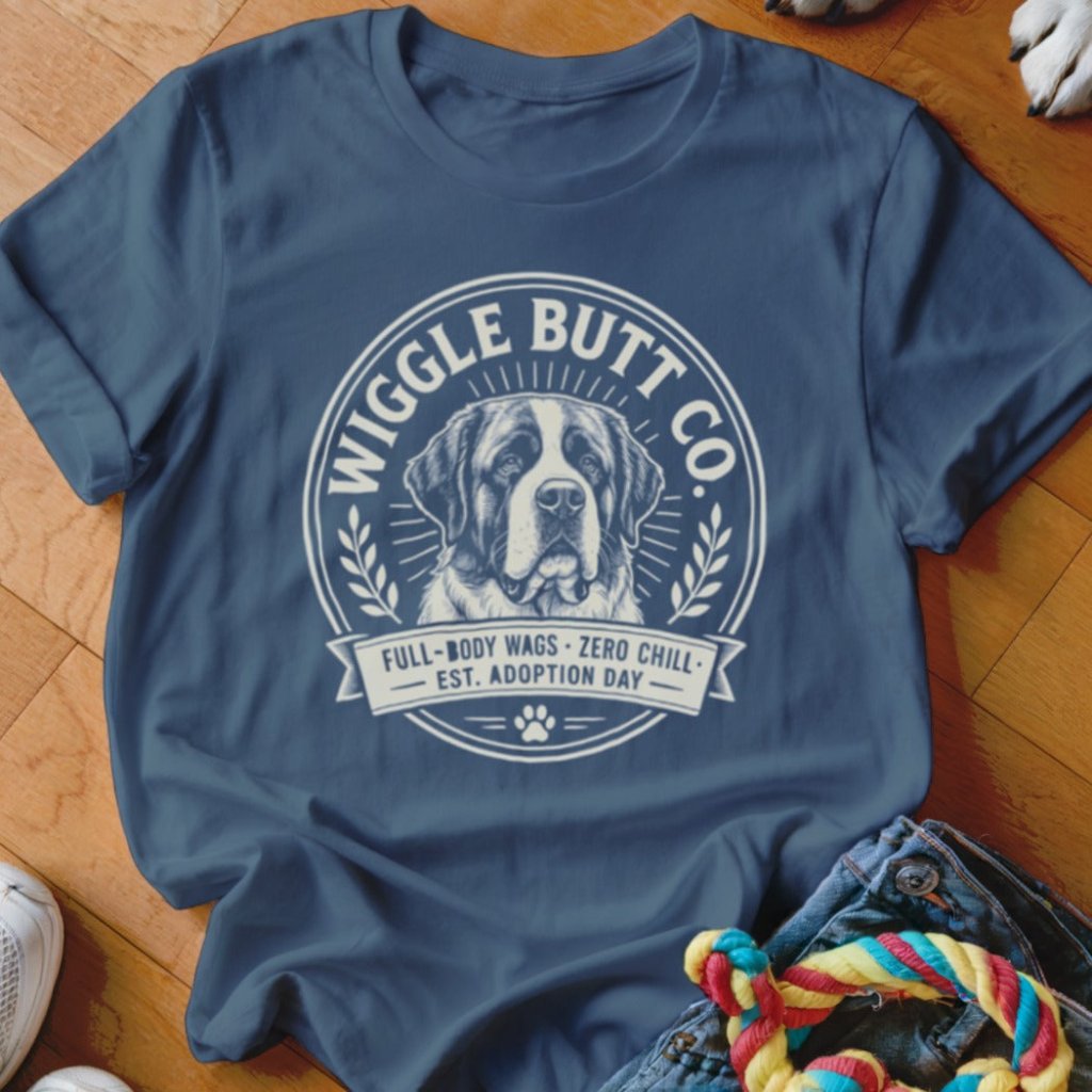 Wiggle Butt Co Saint Bernard Shirt - The Pawsitive Initiative