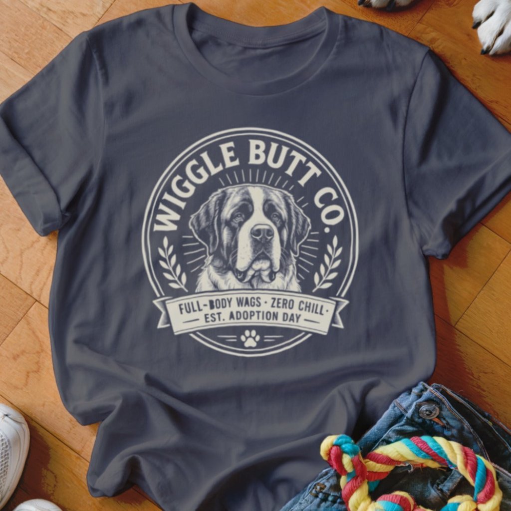 Wiggle Butt Co Saint Bernard Shirt - The Pawsitive Initiative
