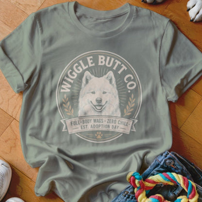 Wiggle Butt Co Samoyed Shirt - The Pawsitive Initiative
