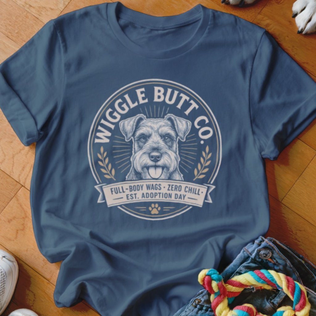 Wiggle Butt Co Schnauzer Shirt - The Pawsitive Initiative