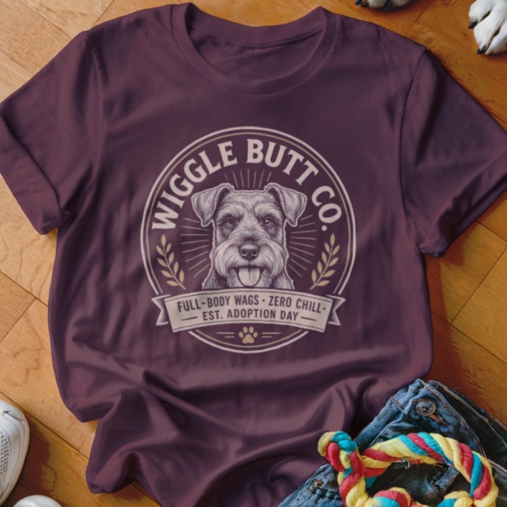 Wiggle Butt Co Schnauzer Shirt - The Pawsitive Initiative