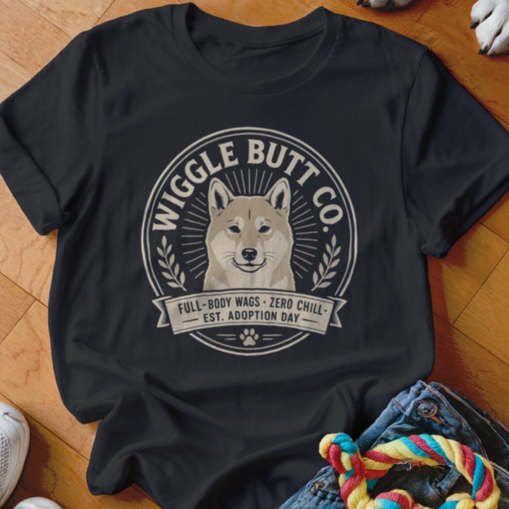 Wiggle Butt Co Shiba Inu Shirt - The Pawsitive Initiative