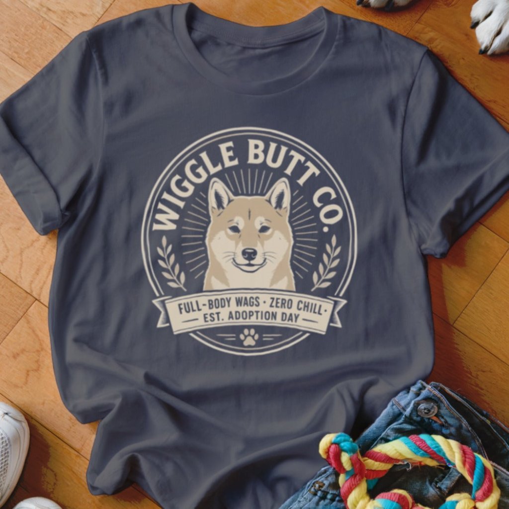 Wiggle Butt Co Shiba Inu Shirt - The Pawsitive Initiative