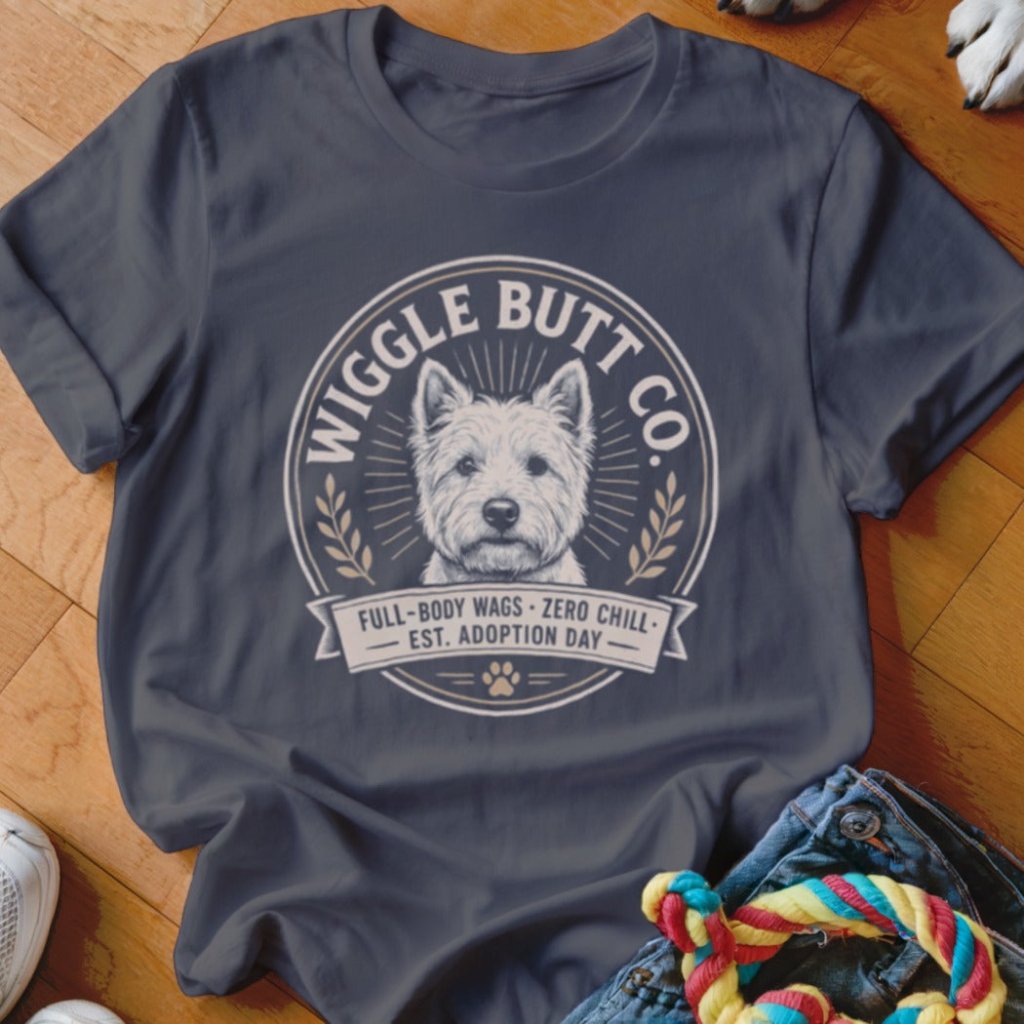Wiggle Butt Co Westie Shirt - The Pawsitive Initiative