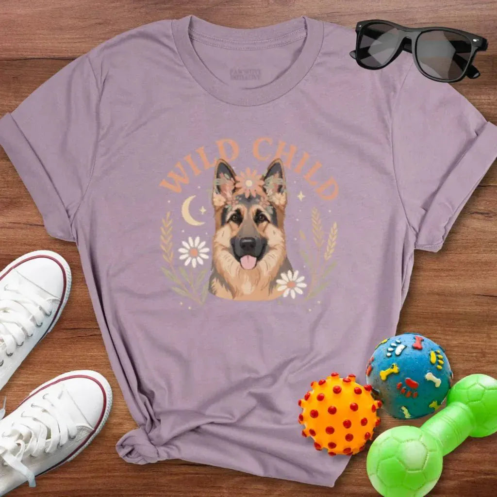 Wild Child GSD Shirt - The Pawsitive Initiative