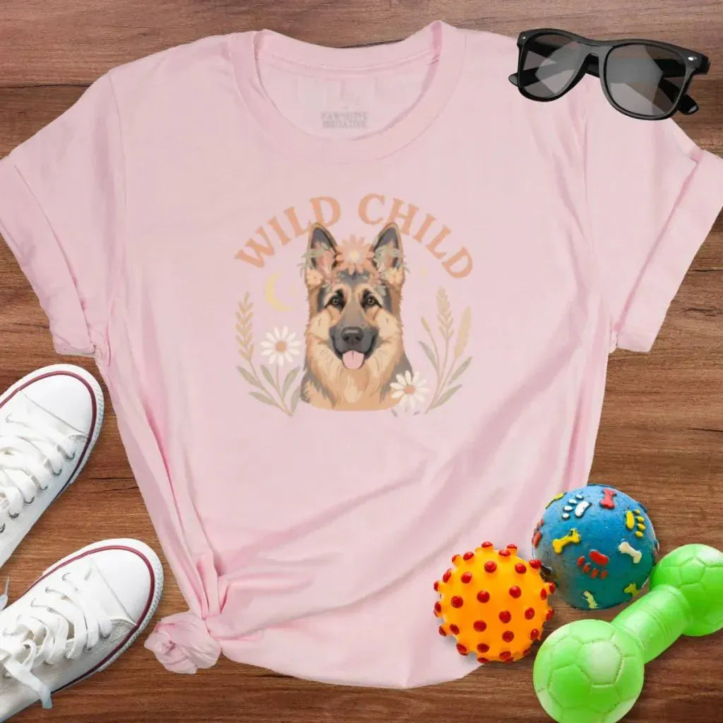 Wild Child GSD Shirt - The Pawsitive Initiative