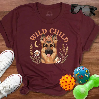 Wild Child GSD Shirt - The Pawsitive Initiative