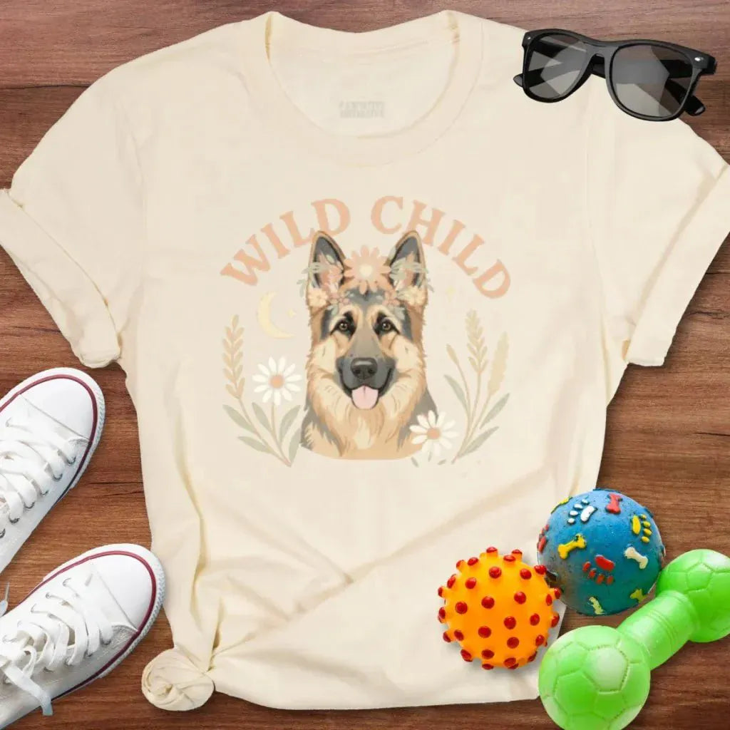 Wild Child GSD Shirt - The Pawsitive Initiative