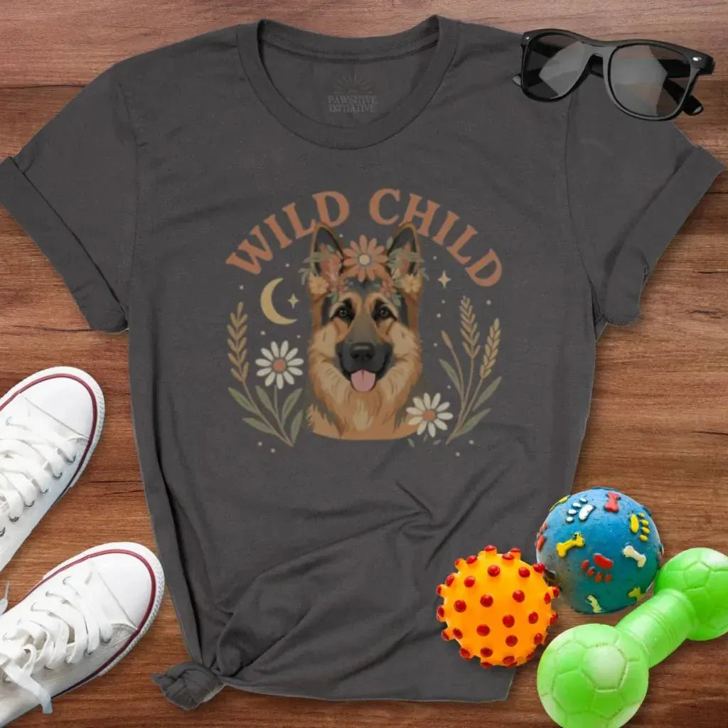 Wild Child GSD Shirt - The Pawsitive Initiative