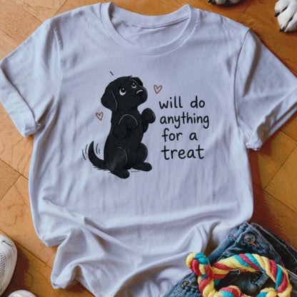 Will Do Anything For A Treat Shirt - The Pawsitive Initiative