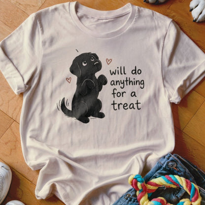 Will Do Anything For A Treat Shirt - The Pawsitive Initiative