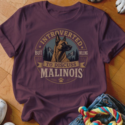 Willing to Discuss Mals Shirt - The Pawsitive Initiative