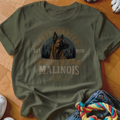 Willing to Discuss Mals Shirt - The Pawsitive Initiative