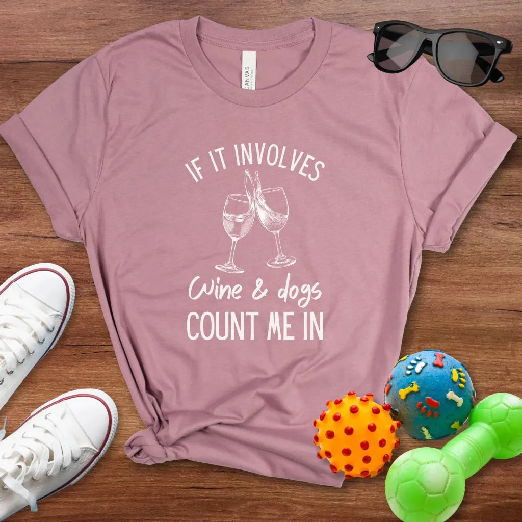 Wine & Dogs Shirt - The Pawsitive Initiative