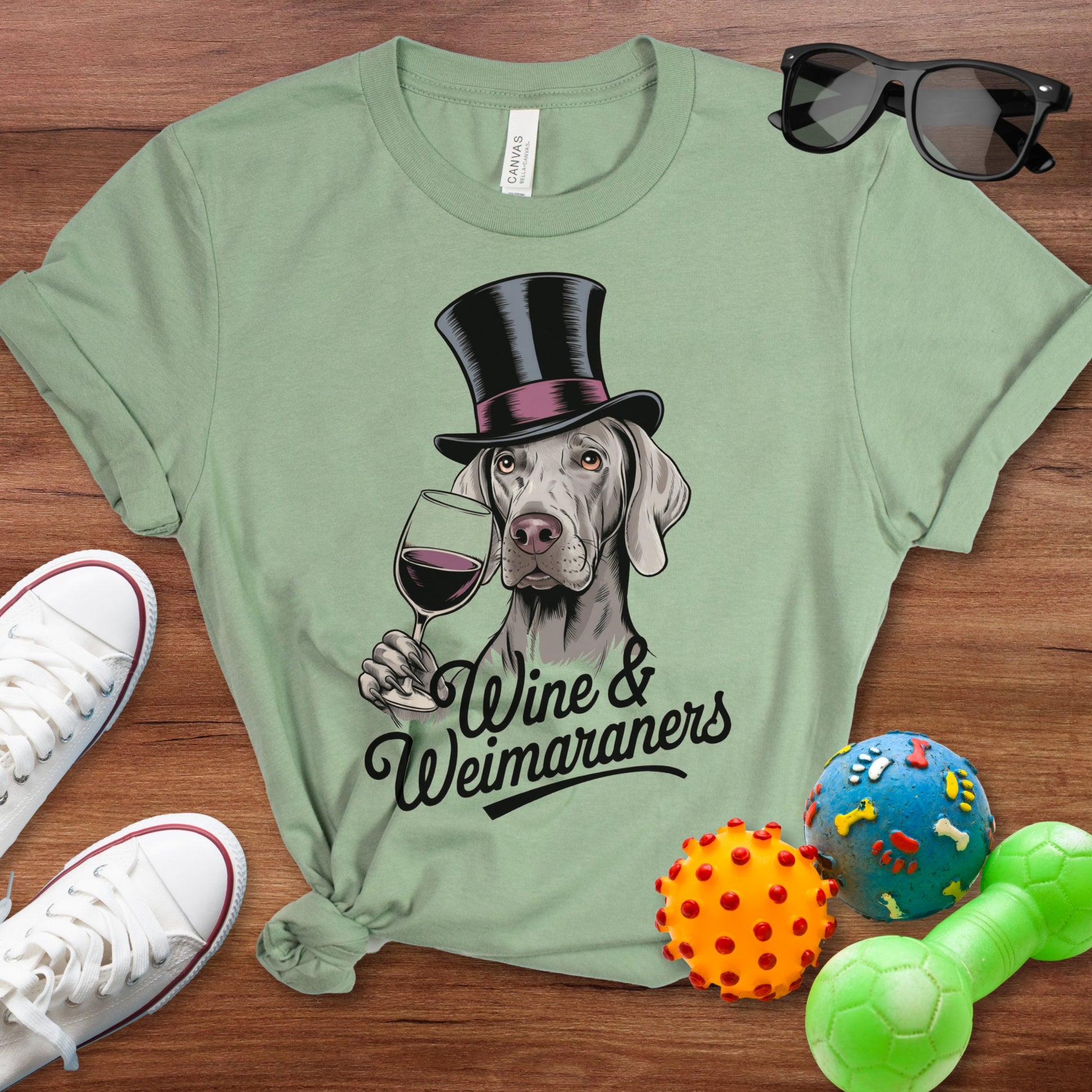 Wine & Weimaraners Shirt - The Pawsitive Initiative