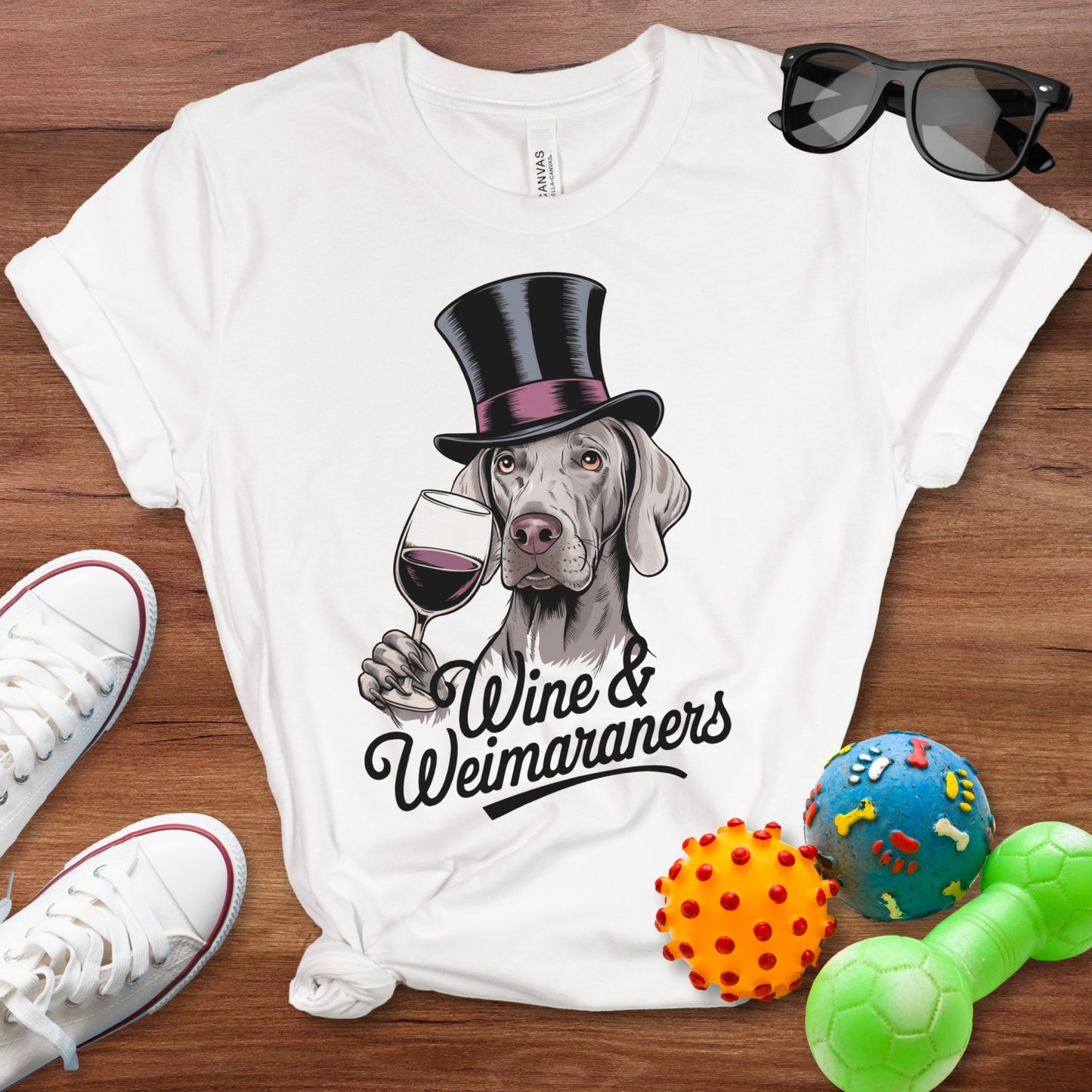 Wine & Weimaraners Shirt - The Pawsitive Initiative