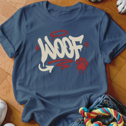 Woof Graffiti Shirt - The Pawsitive Initiative