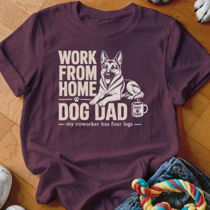 Work From Home Dog Dad Shirt - The Pawsitive Initiative