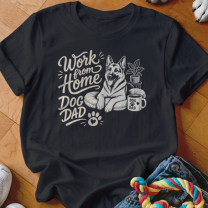 Work From Home Dog Dad Shirt - The Pawsitive Initiative