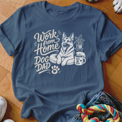 Work From Home Dog Dad Shirt - The Pawsitive Initiative