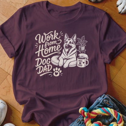 Work From Home Dog Dad Shirt - The Pawsitive Initiative