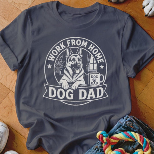 Work From Home Dog Dad Shirt - The Pawsitive Initiative
