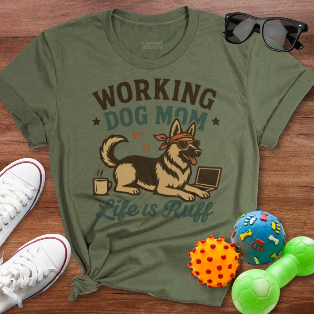 Working Dog Mom Shirt - The Pawsitive Initiative