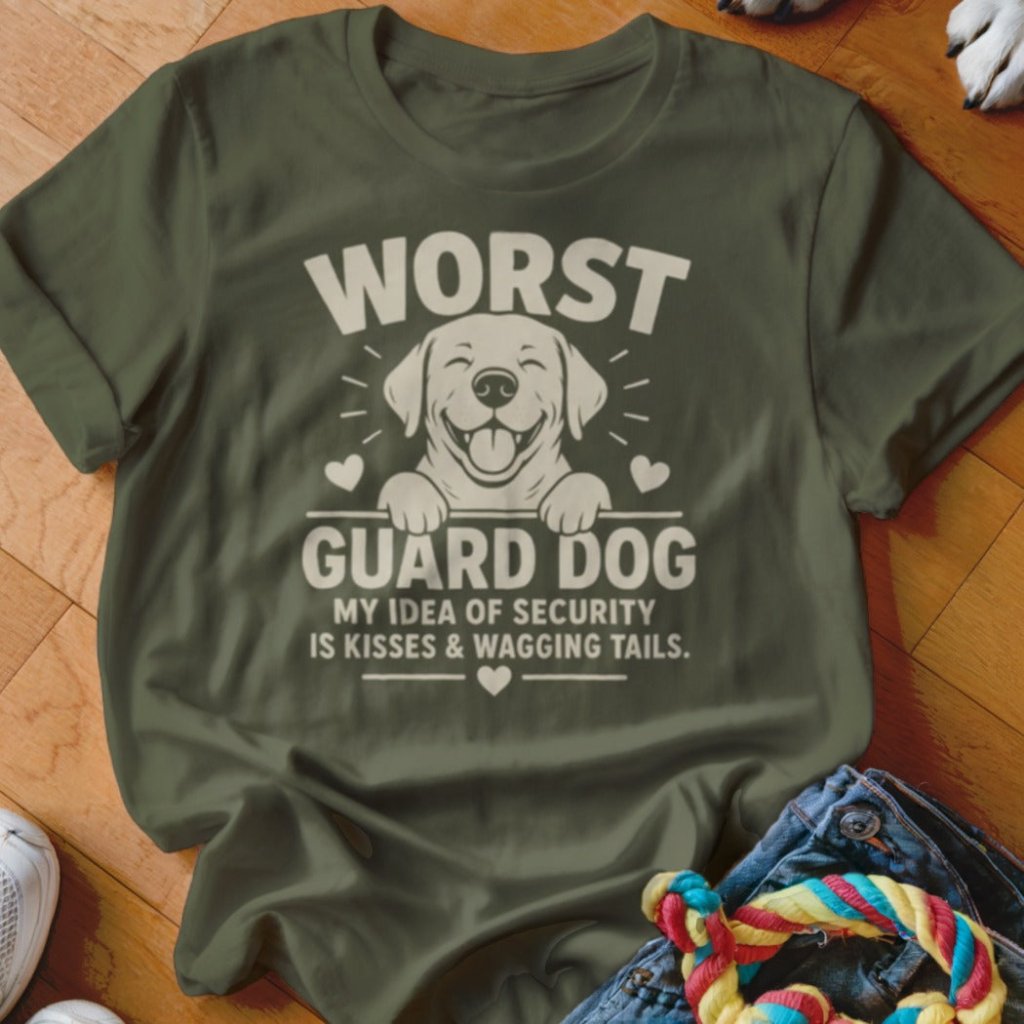 Worst Guard Dog Shirt - The Pawsitive Initiative