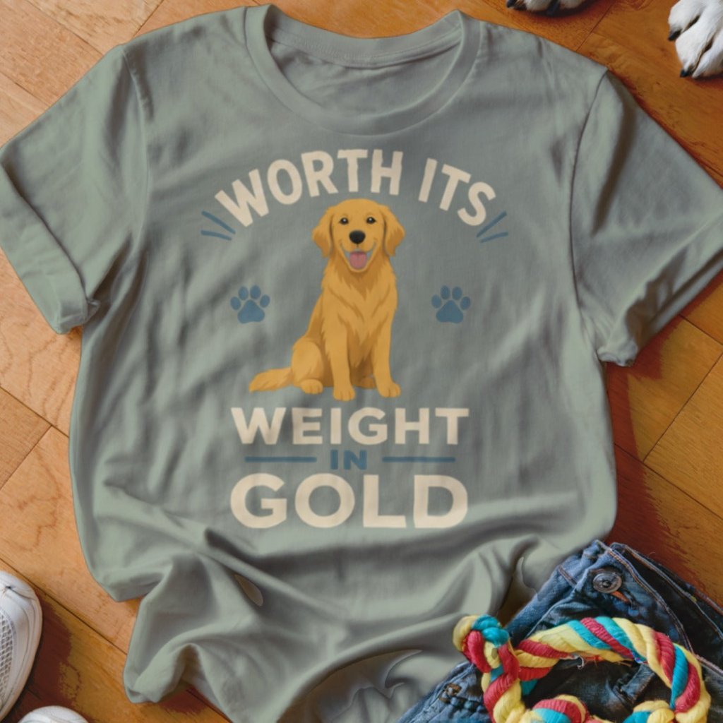 Worth Its Weight in Gold Shirt - The Pawsitive Initiative