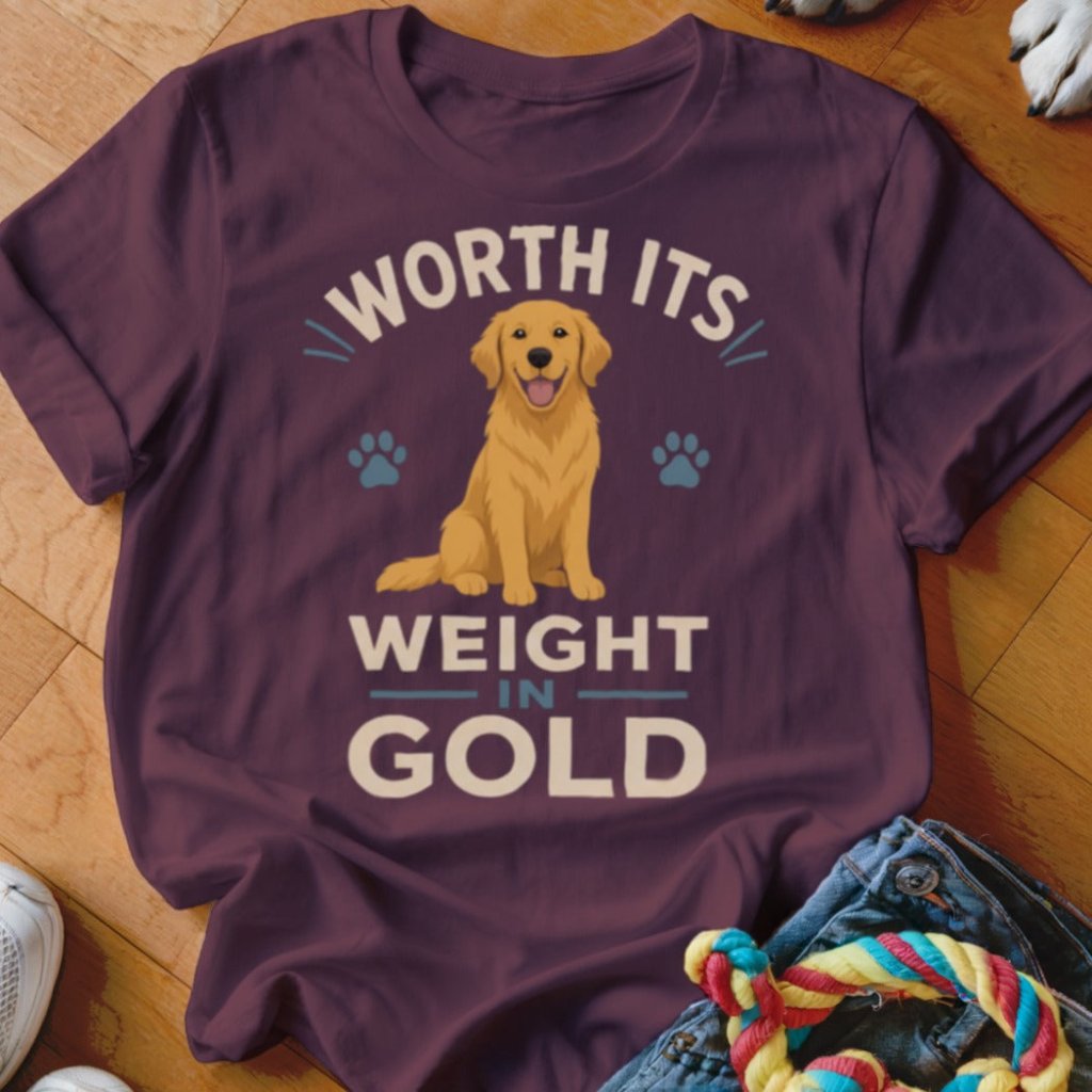 Worth Its Weight in Gold Shirt - The Pawsitive Initiative