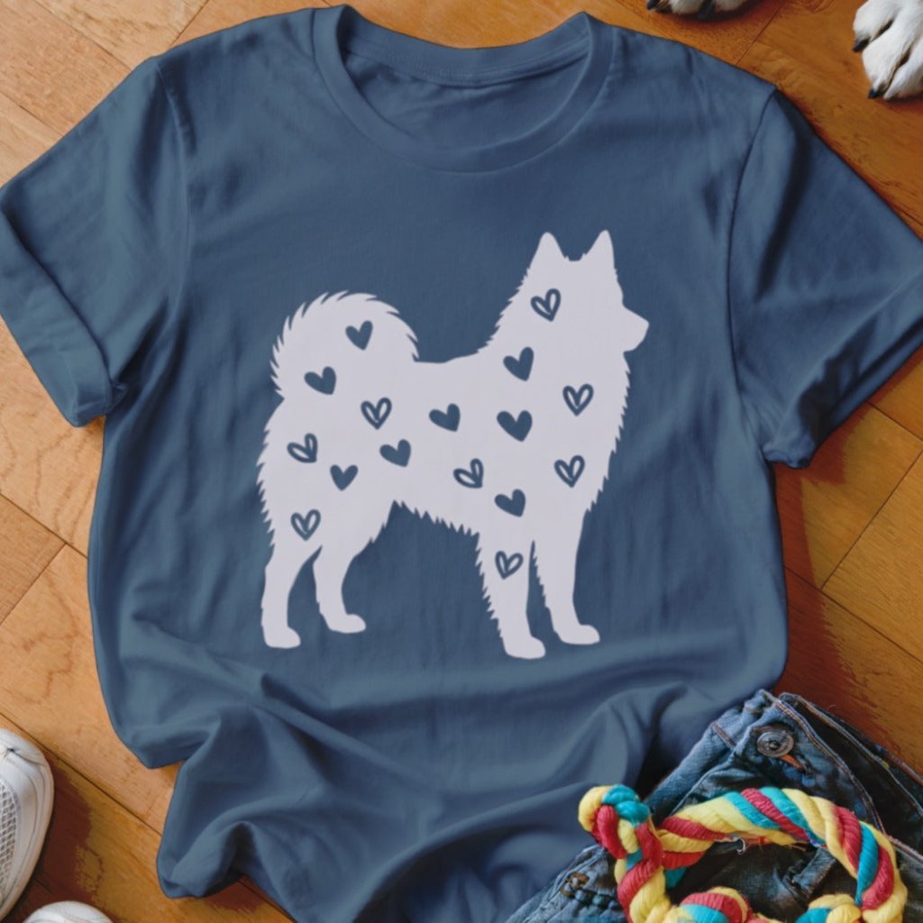 Yakutian Laika Hearts Shirt - The Pawsitive Initiative