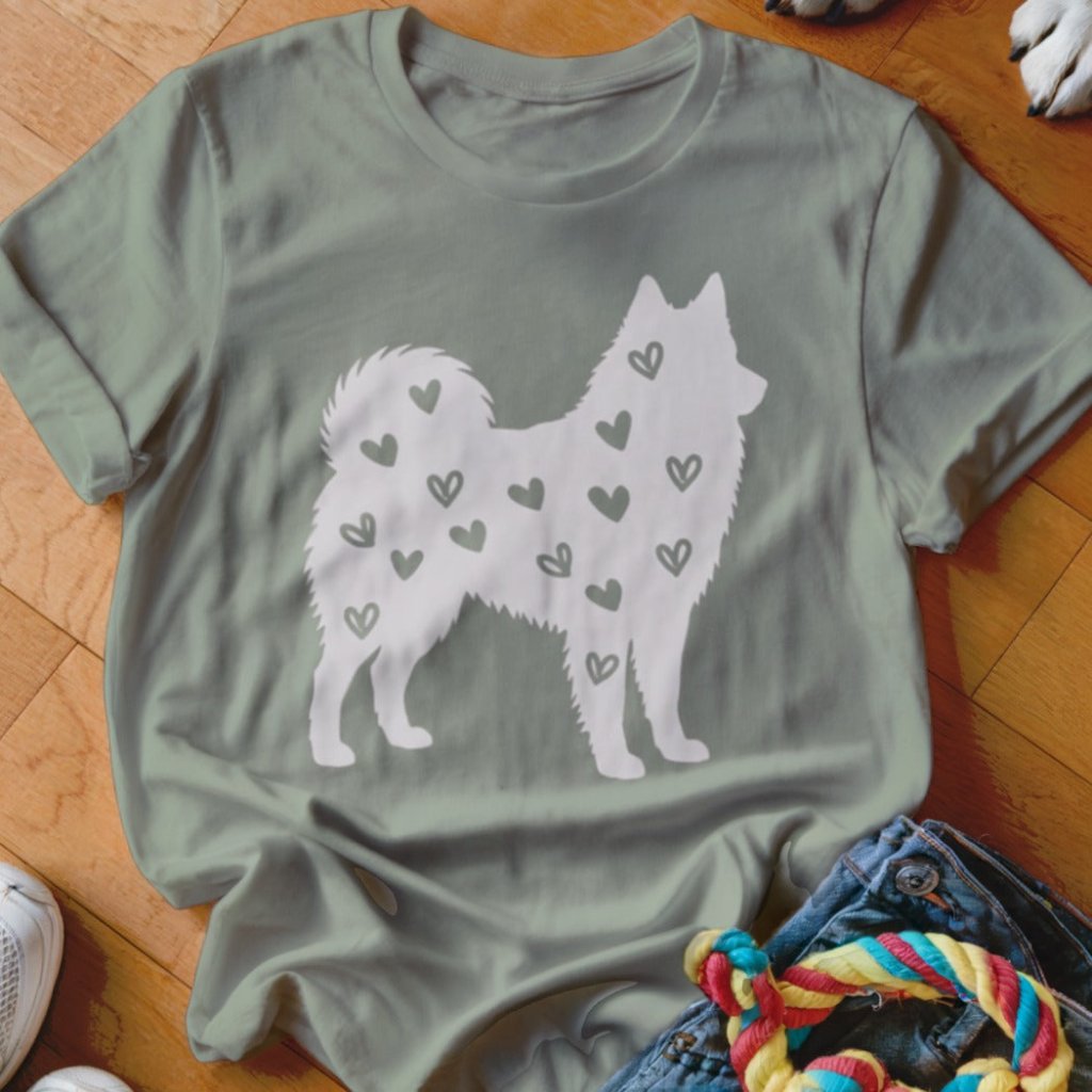 Yakutian Laika Hearts Shirt - The Pawsitive Initiative