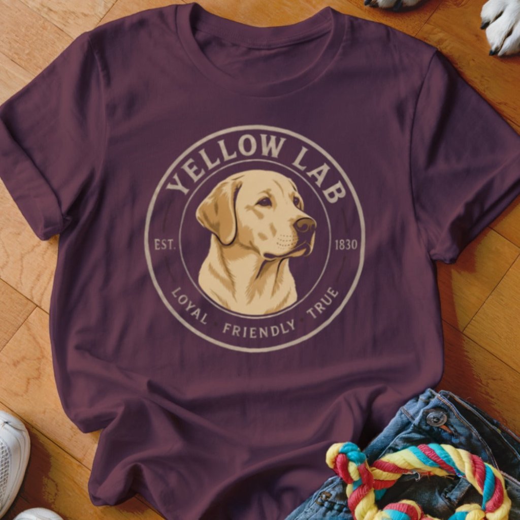 Yellow Lab Shirt - The Pawsitive Initiative