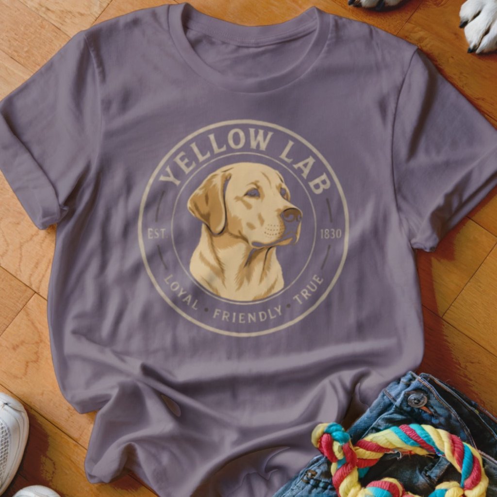 Yellow Lab Shirt - The Pawsitive Initiative