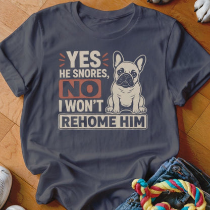 Yes He Snores Shirt - The Pawsitive Initiative