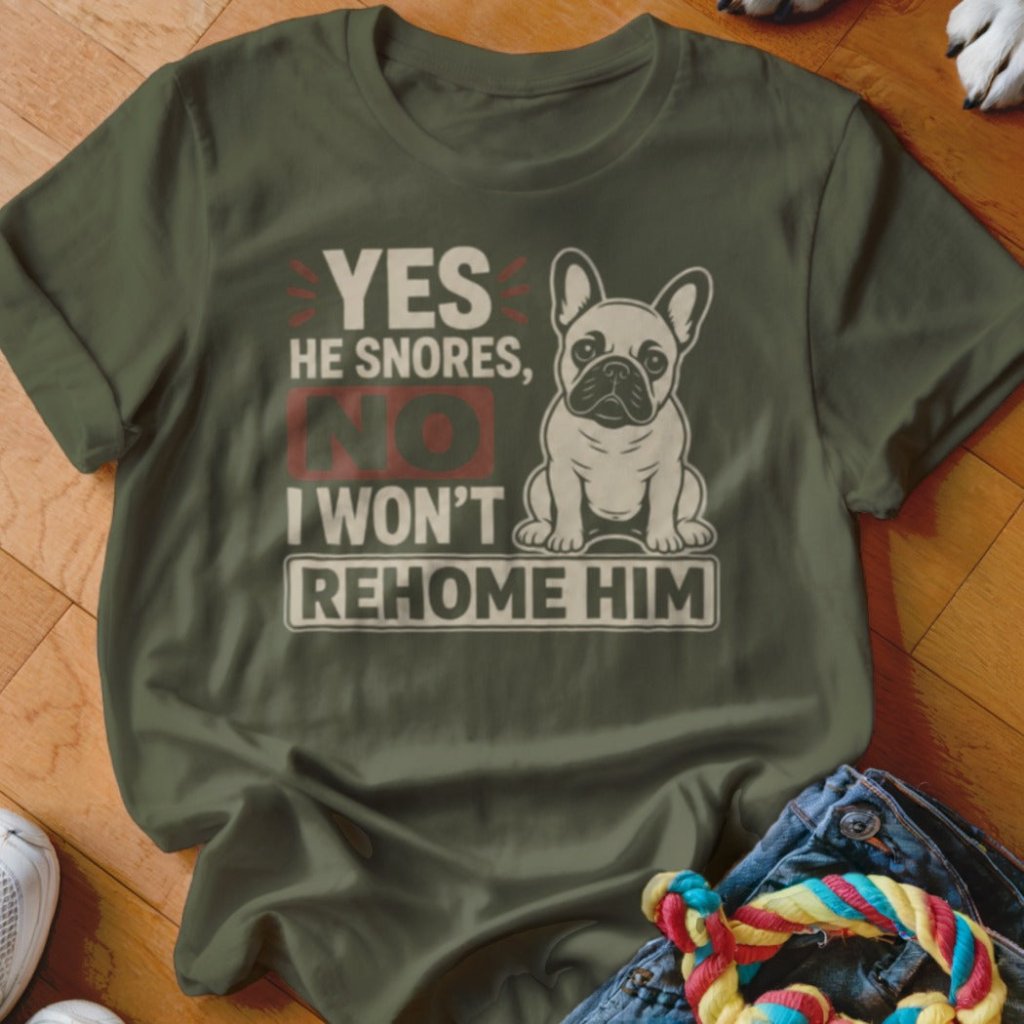 Yes He Snores Shirt - The Pawsitive Initiative