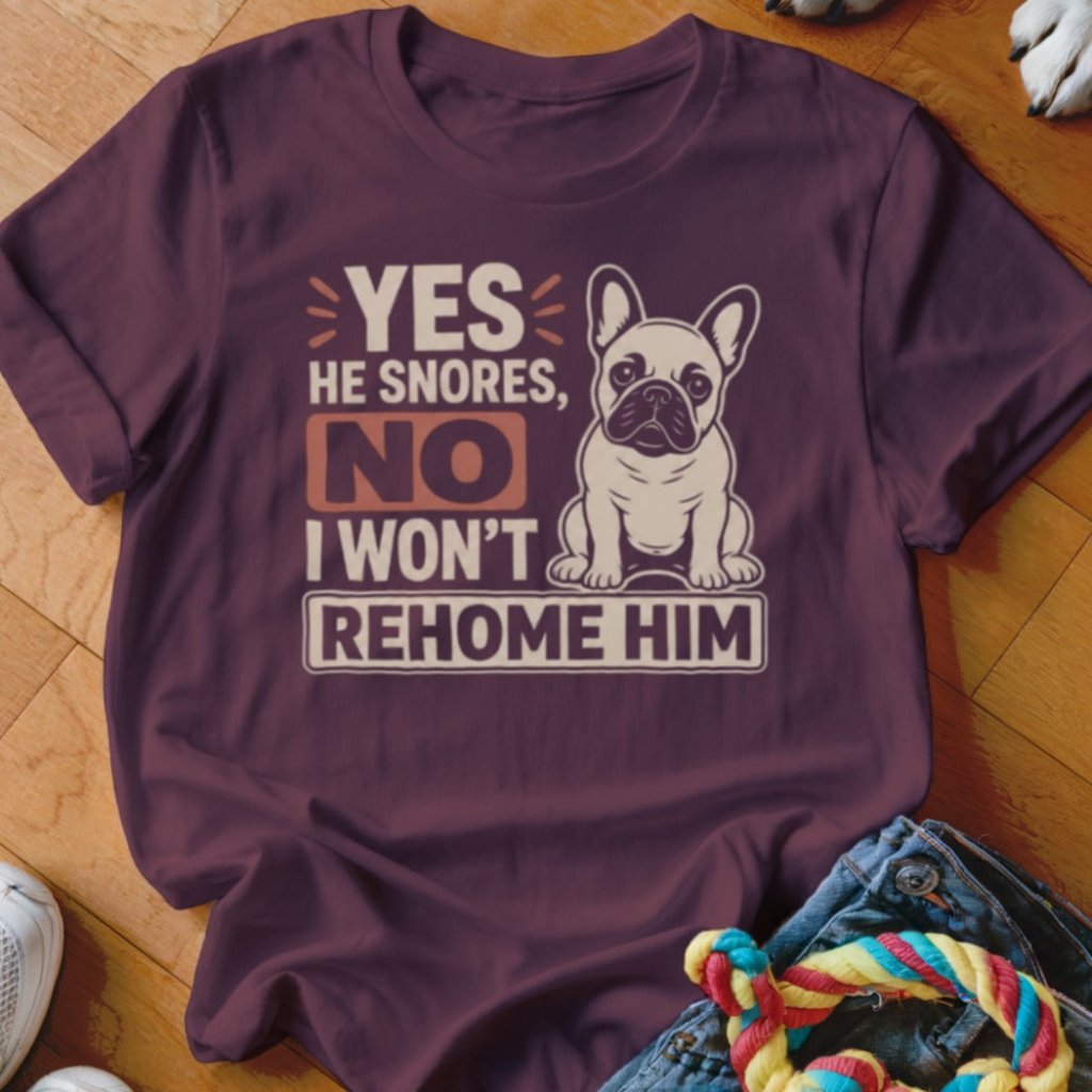 Yes He Snores Shirt - The Pawsitive Initiative