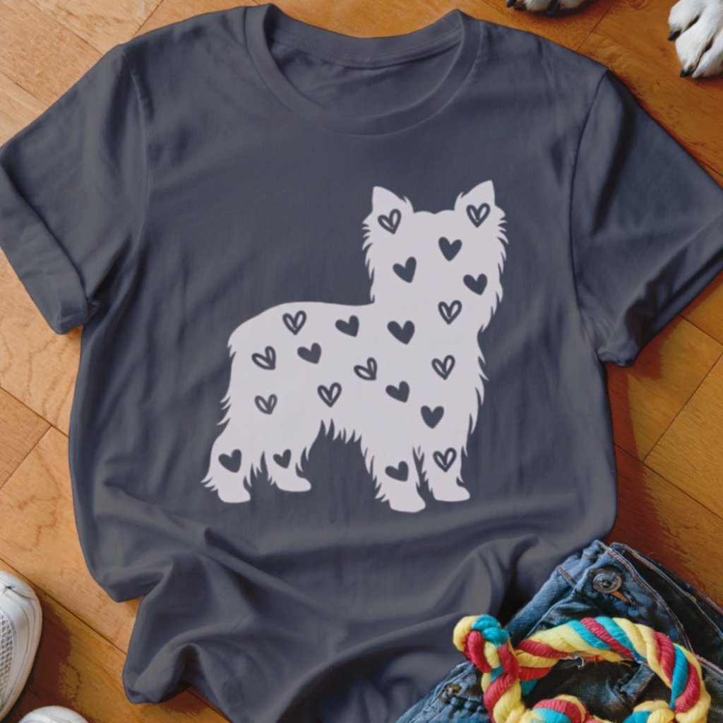 Yorkie Hearts Shirt - The Pawsitive Initiative