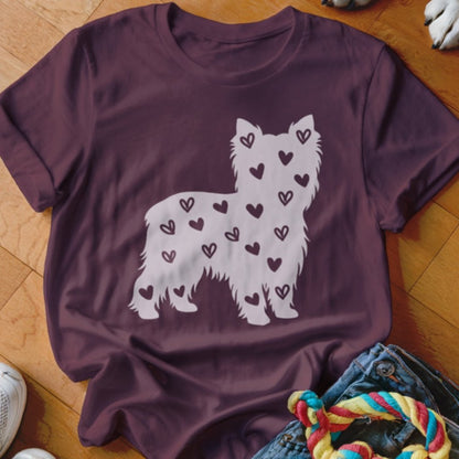 Yorkie Hearts Shirt - The Pawsitive Initiative