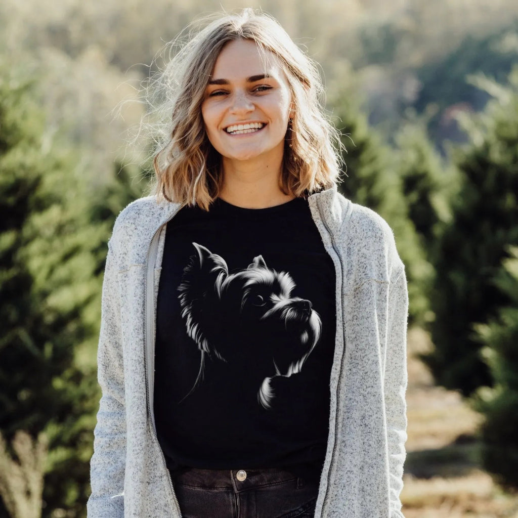 Yorkie Silhouette Shirt - The Pawsitive Initiative