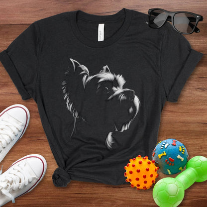Yorkie Silhouette Shirt - The Pawsitive Initiative