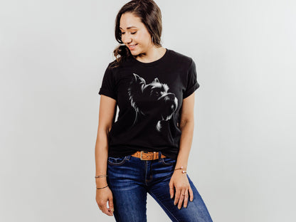 Yorkie Silhouette Shirt - The Pawsitive Initiative