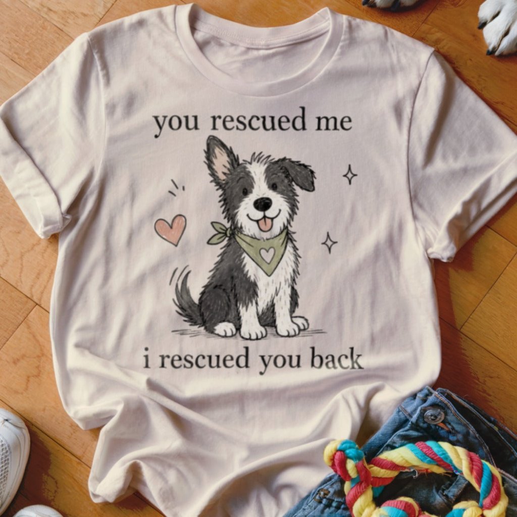 You Resued Me Shirt - The Pawsitive Initiative