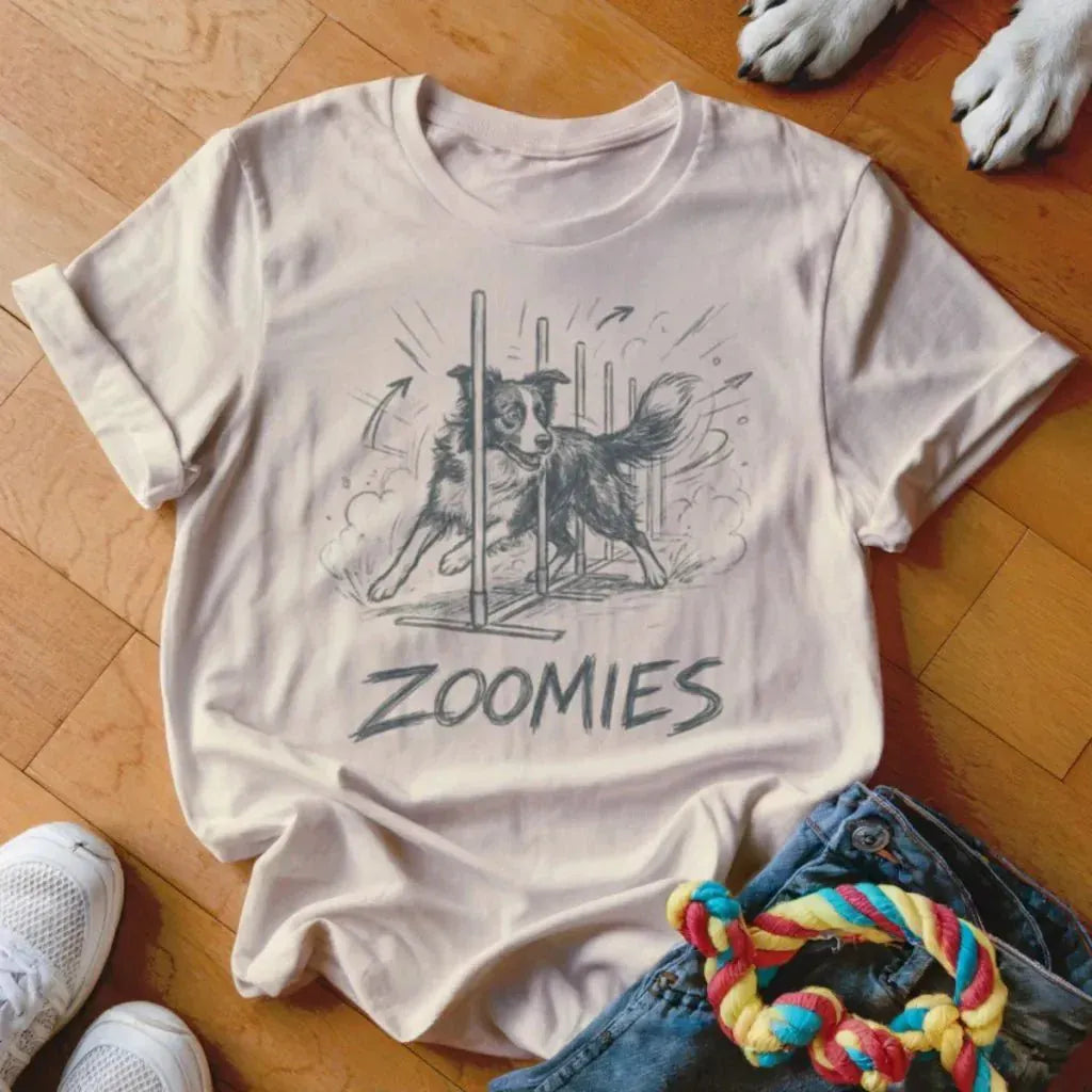 Zoomie Poles Shirt - The Pawsitive Initiative