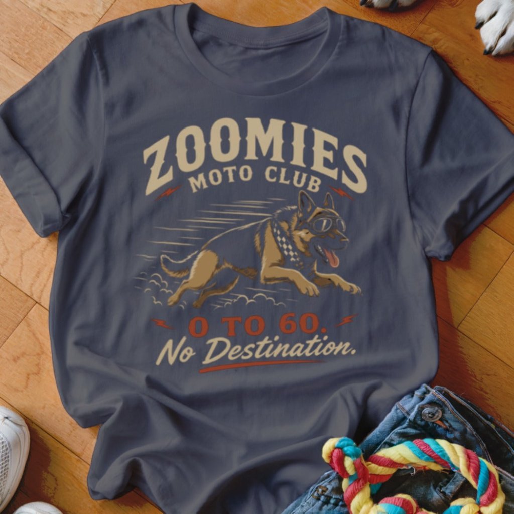 Zoomies Moto Club Shirt - The Pawsitive Initiative