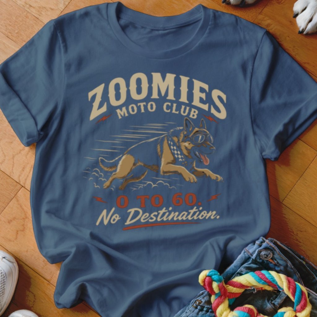 Zoomies Moto Club Shirt - The Pawsitive Initiative