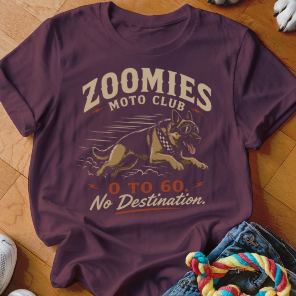 Zoomies Moto Club Shirt - The Pawsitive Initiative